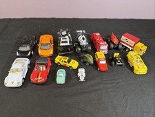Lot of 16 Toy Cars Trucks Diecast Friction Vehicles Mixed Vintage