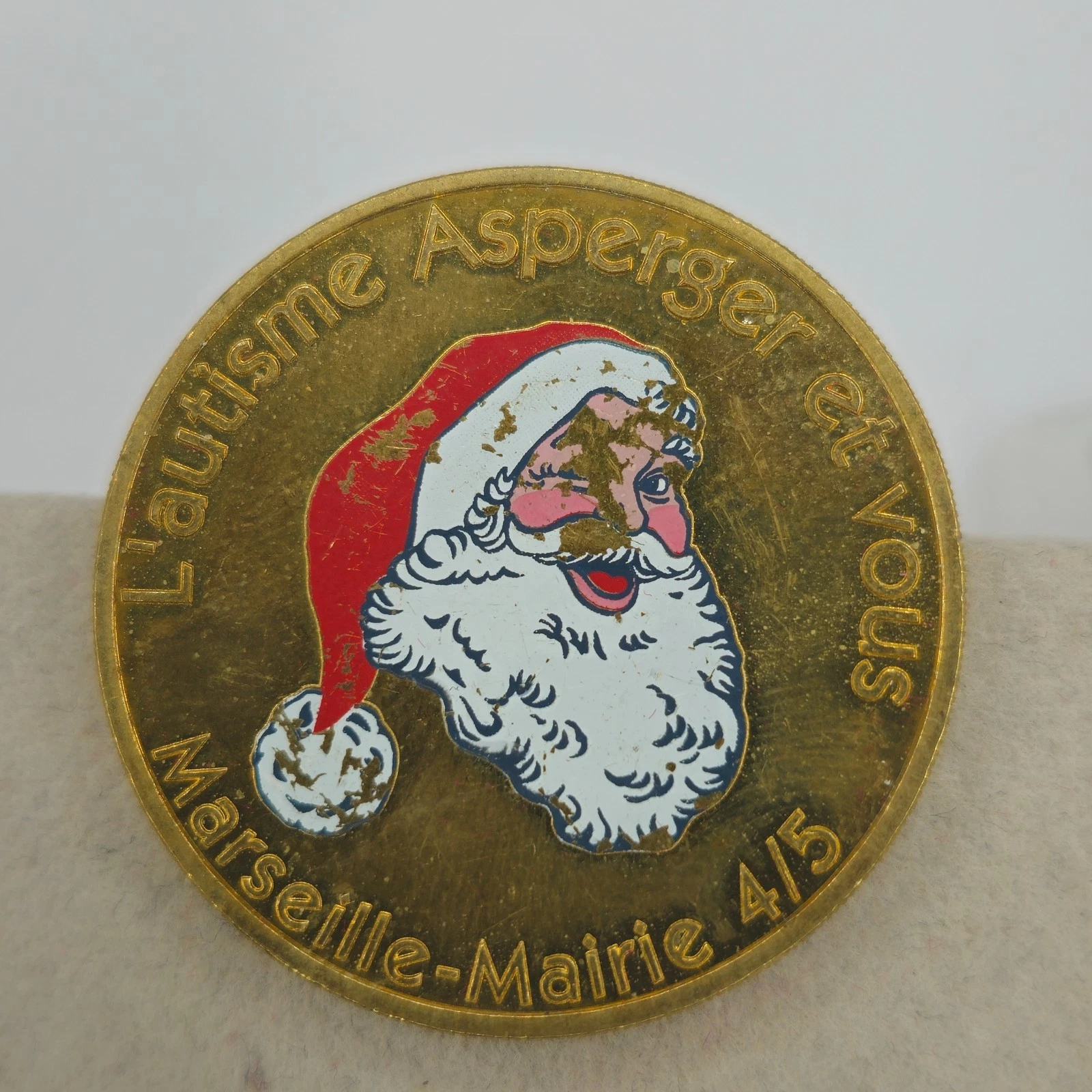 Marseille 13 Autisme Asperger Coloré Rare - Médaille Monnaie de Paris