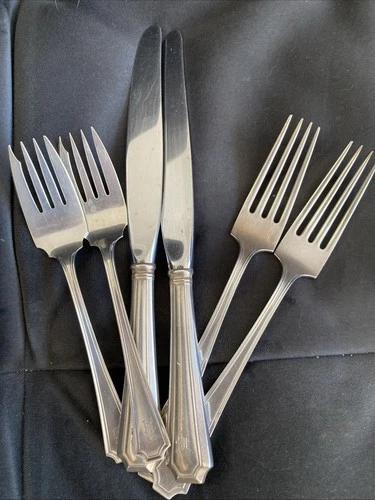 Fairfax Durgin Pre Gorham Sterling Silver Flatware "B" Mono (6) Pieces