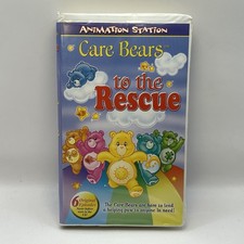 Care Bears to the Rescue VHS 1991 Video Tape VTG 80s 90s Cartoon Movie Clamshell