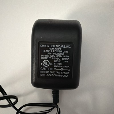 OMRON HEM-ADPT1 Class 2 Power Unit Supply U041-060R0050 120V 6.0VDC 500ma