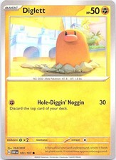 Diglett Obsidian Flames 103/197 Common Pokemon Near Mint Pokemon Card