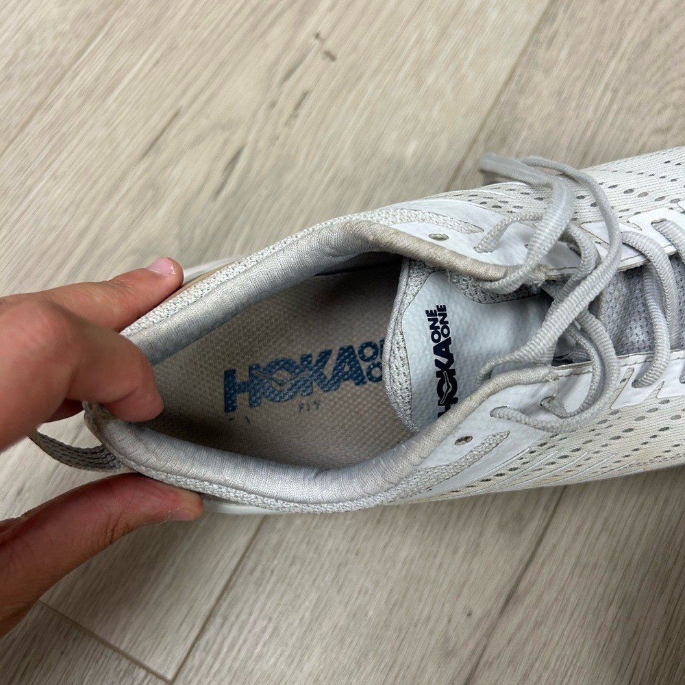 Hoka One One Arahi 4 Women's Running Shoes Nimbus Cloud / Lunar Rock Size 8 thumbnail 4