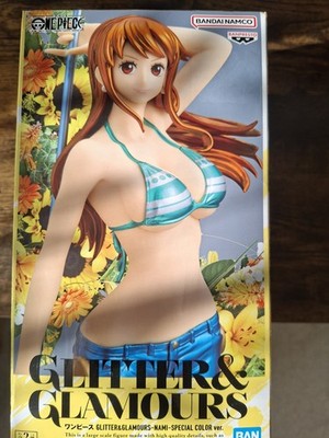 One Piece Glitter & Glamours Nami Blue Hose Special Color Collection Brandneu