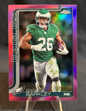 2025 Topps Chrome Saquon Barkley #248  Pink Refractor 250/250 Eagles