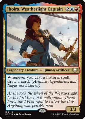 Jhoira, Weatherlight Captain [Edge of Eternities Commander] Near Mint