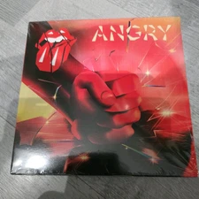 NEW LIMITED EDITION THE ROLLING STONES ANGRY 7" RED VINYL SINGLE ETCHED B-SIDE