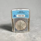 MS69 2004 American Silver Eagle PCGS Peripheral Toning