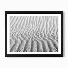 Sand Pattern In The Desert Art Prin Framed Wall Art Poster Canvas Print Picture