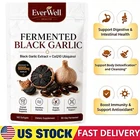 Everwell Fermented Black Garlic 180 Softgels, Odorless Vegan Non-GMO Supplement