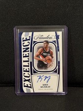 2023-24 Panini Flawless Kris Murray Excellence Blue Auto /8 RC Rookie