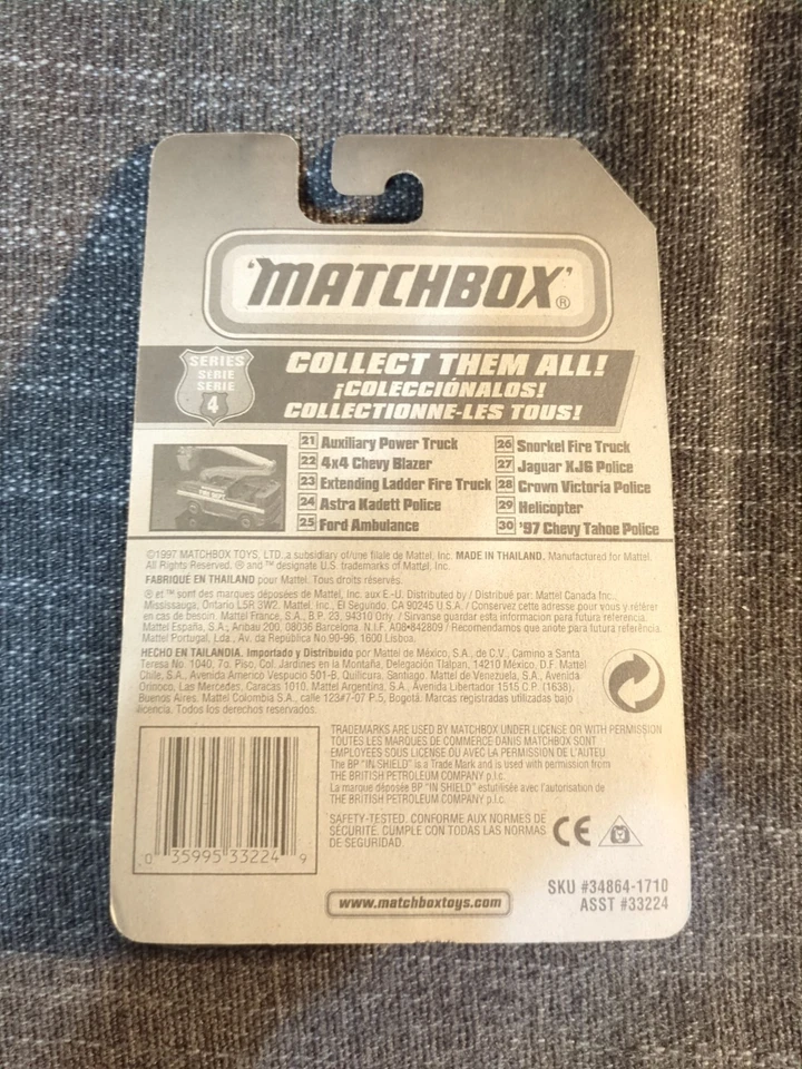 Matchbox Jaguar XJ6 Police Car, White, Brand New, Free Shipping - Image 3 of 3