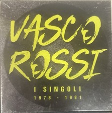 VASCO ROSSI I SINGOLI 1978 - 1981 BOX 4 LP 45 GIRI NUOVO SIGILLATO!!!