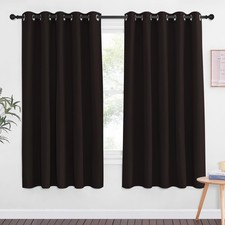 NICETOWN 66" Long Blackout Curtains for Bedroom Living Room, Thermal Insulated