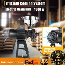 Commercial Heavy Duty Electric Grain Mill Grinder 2200W Feed Pulverizer Machine