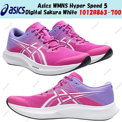 Asics WMNS Hyper Speed 5 Digital Sakura White 1012B863-700 Women's Size
