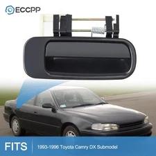 1Pc Door Handle for 92-96 Toyota Camry Black Exterior Rear Right Side Outside