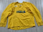 IIHF ITALIA Italy Practice Yellow Game Worn Ice Hockey Jersey Nike Size 62