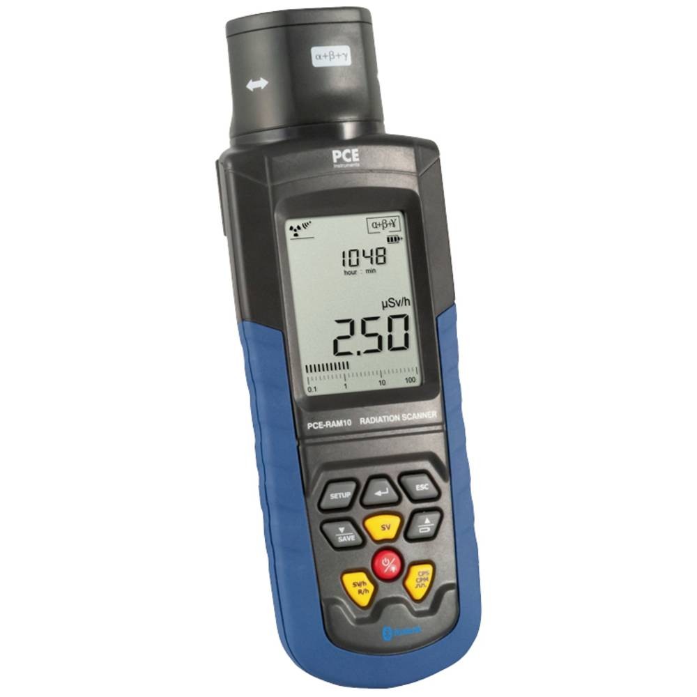 Compteur Geiger PCE-RAM 10 pour le contrôle de la radioactivité de vos objets
