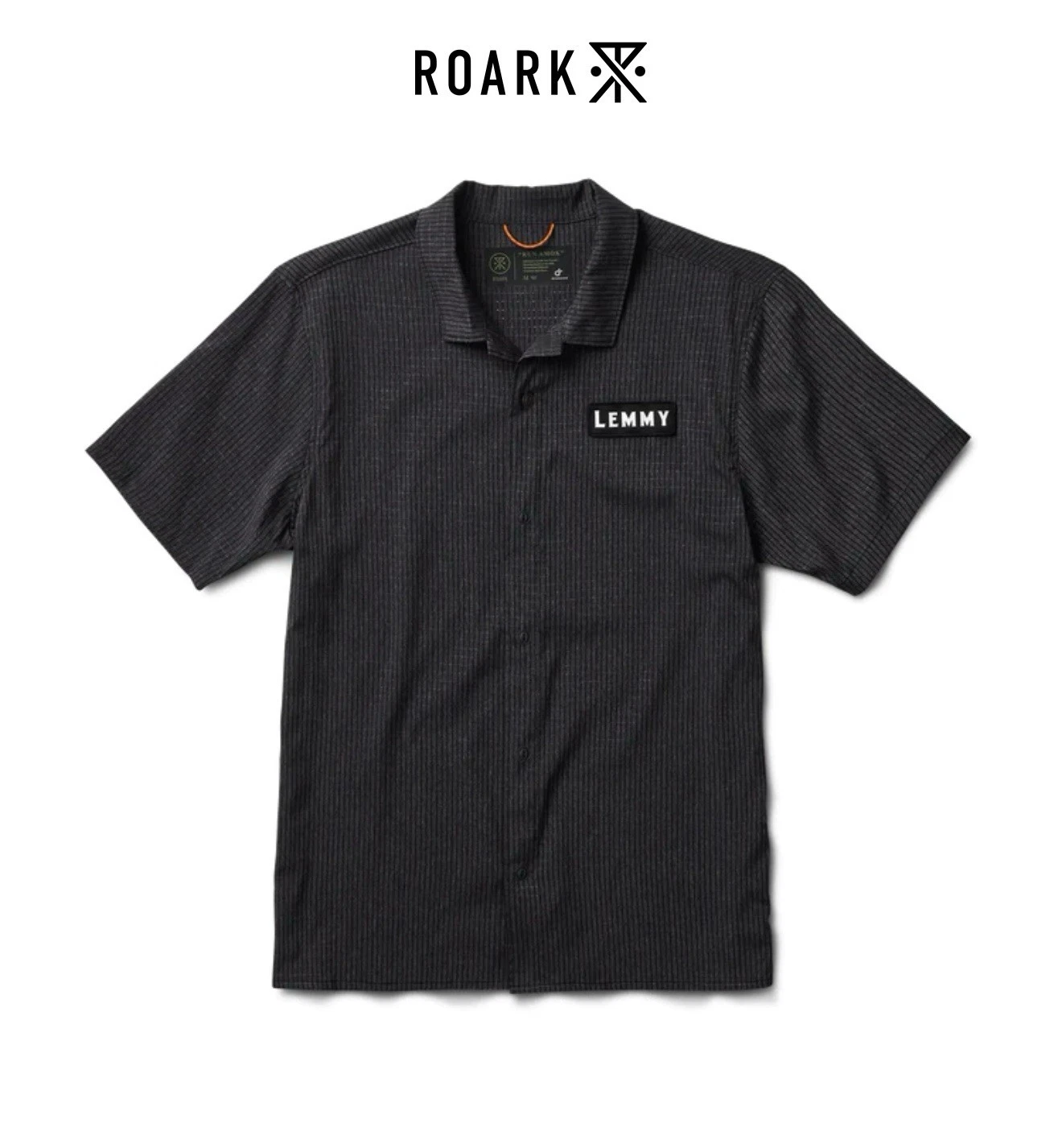 Roark Run Amok Motorhead Bless Up Trail Button Up Running Shirt Size M