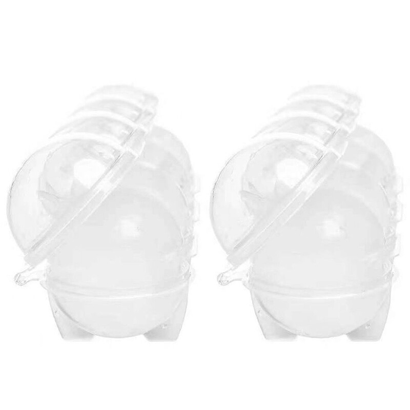 Round Ice Mould Ice Ball Maker DIY Ice Cream Mold Plastic Whiskey Ice