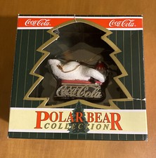 Coca Cola Polar Bear Collection Polar Bear On A Sled