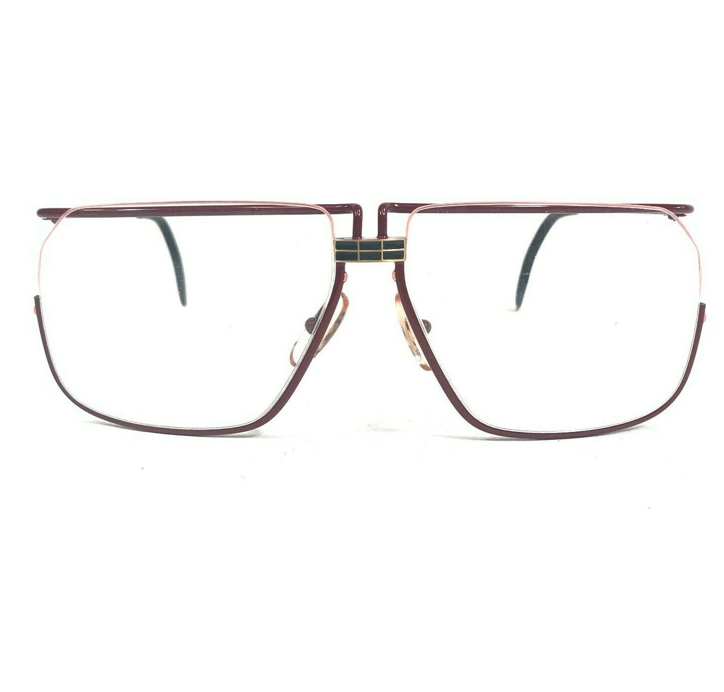 Оправа для очков Ferrari F18 580 Красная квадратная безразмерная полуободка 62-14-140 20090₽