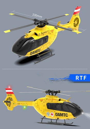 YXZNRC EC135 RC Helicopter 1:36 6-axis Gyro Flybarless 2.4G 6CH Remote Control - Picture 18 of 18