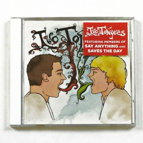 Two Tongues Official Merch Say Anything Saves the Day T-Shirt w/ CD Sz M AS* - Picture 3 of 5