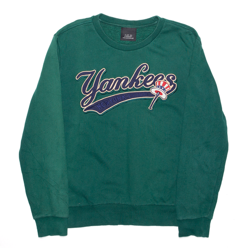 MLB New York Yankees VERDE regolari USA Felpa Da Uomo S | eBay