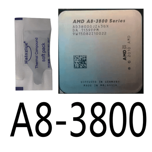 AMD Phenom A8 3800 A8 3820 A8 3850 A8 3870 A8 3870K A8 5500 CPU Processor - Picture 2 of 7