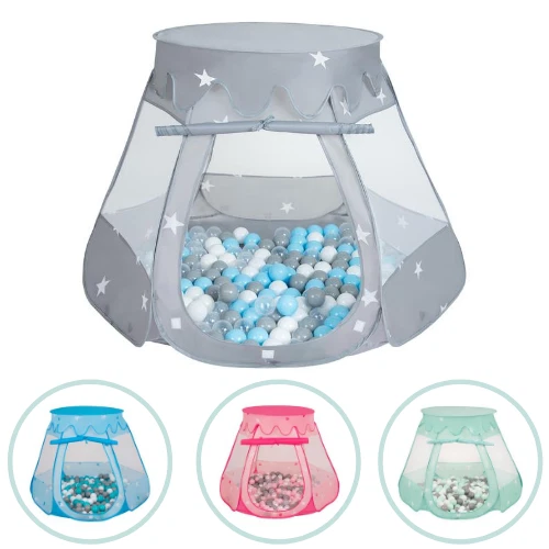 Selonis Tente de Jeu Avec Les Balles pour Enfants Château Cabane Maison Jouet
