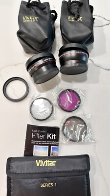 Vivitar Series 1 Telephoto, Macro Lenses & Filters Set