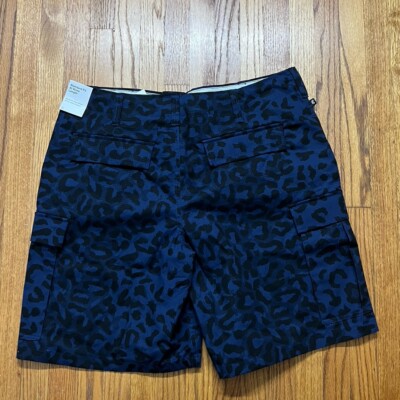 豊富な商品から Nike SB Kearny Men's Cargo Skate Shorts Blue Black Leopard その他