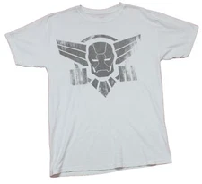 Iron Man Adult New T-Shirt - Distressed Winged Iron Man Logo