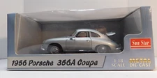Sun Star 1956 Porsche 356A Coupe Carrera 1:18 Metal Silver NIB