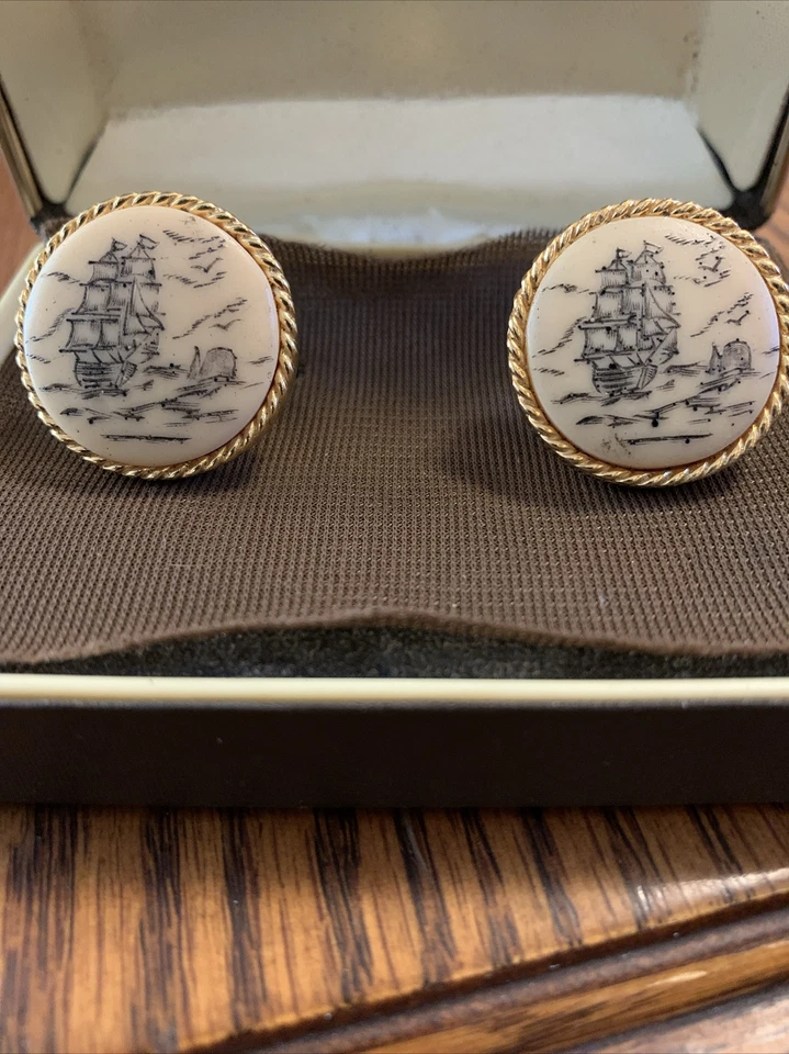 Gemelos Dante Ship vintage Foto 4 de 4