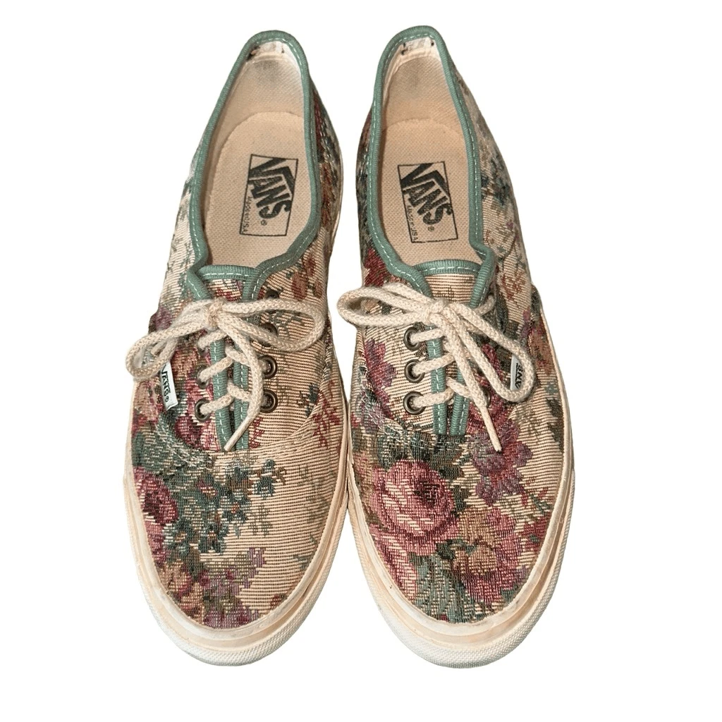 Zapatos vans floreados clearance 90
