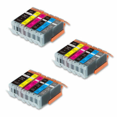 18 PK (BK PBK C M Y G) XL New Ink Set for Cannon 250 251 MG7520 iP8720