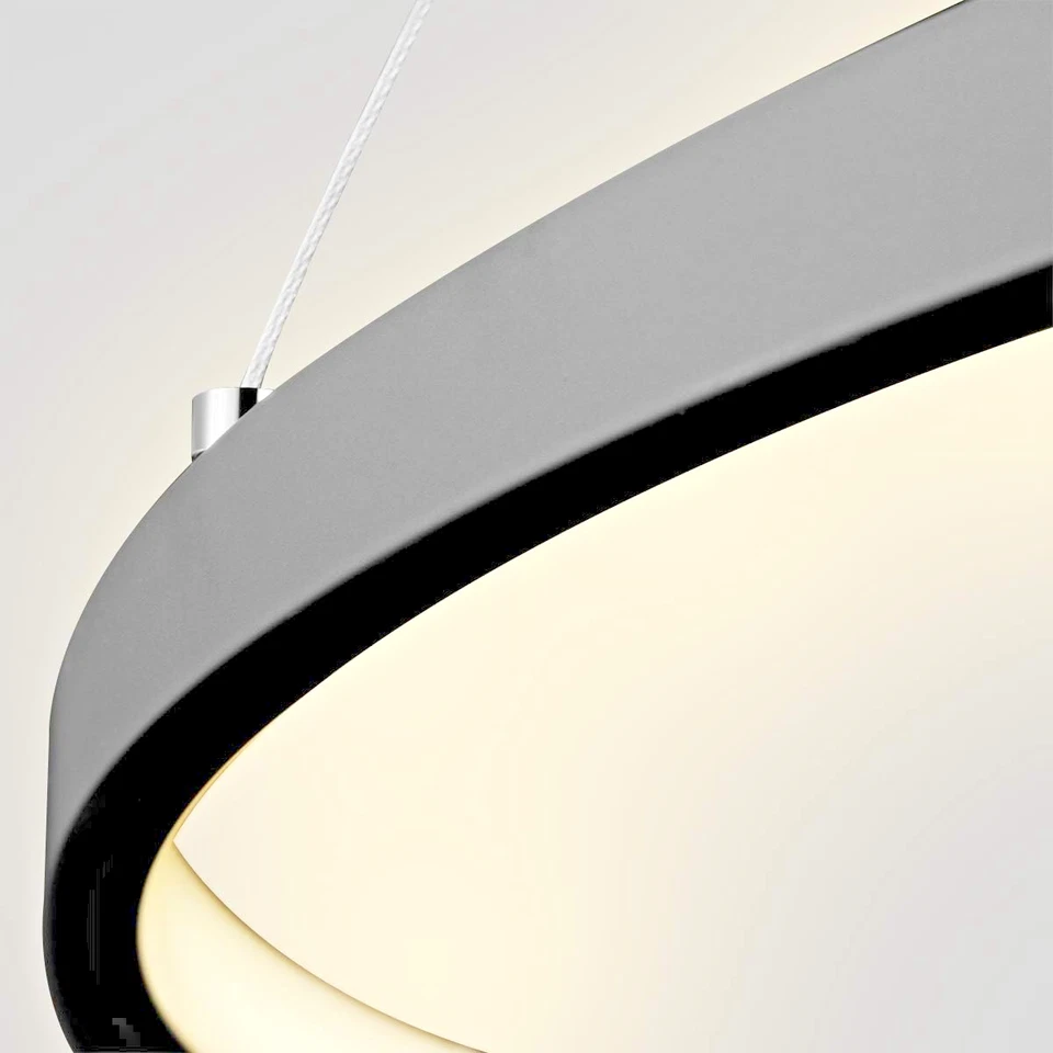 LightInTheBox Modern LED Ring Chandelier, 31.5" Halo Pendant Light Fixture Circl - Image 3 of 4