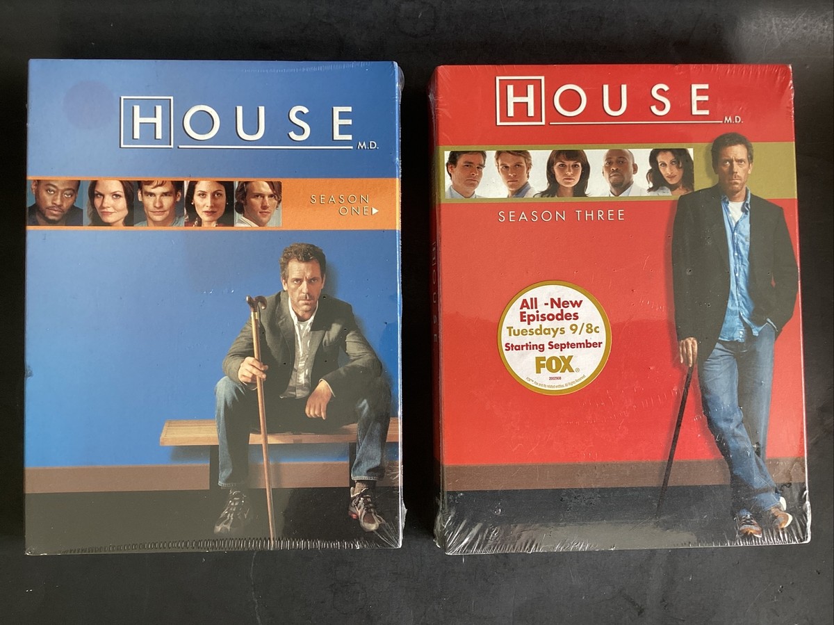 HOUSE - COMPLETE SEASON 1 and 3 HUGH LAURIE -DR. HOUSE -FACTORY