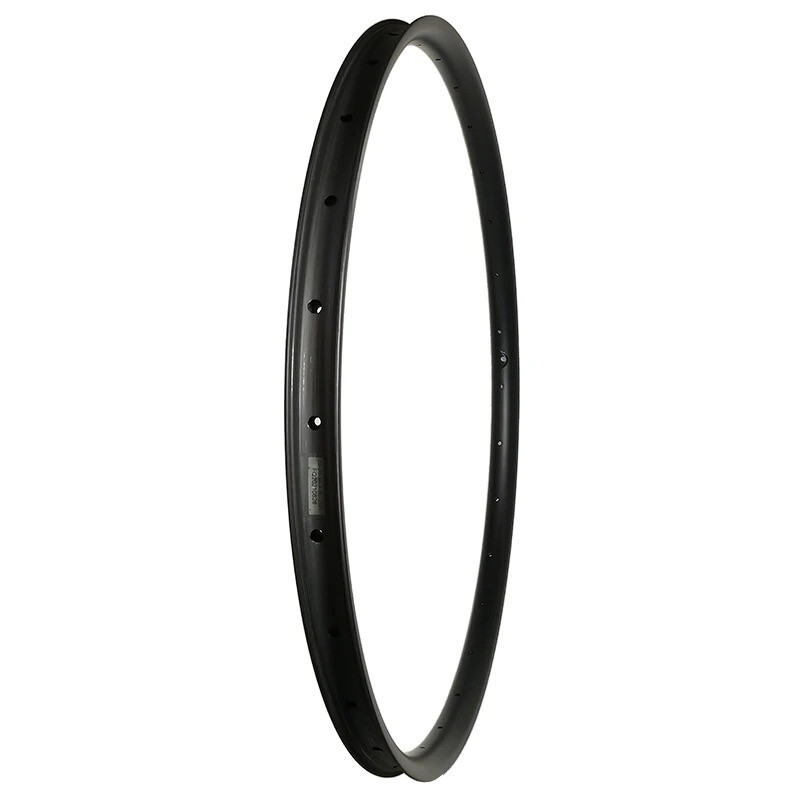 Cerchio bici carbonio asimmetrico superleggero 29er MTB XC clincher tubeless 24 28 32H foto 3