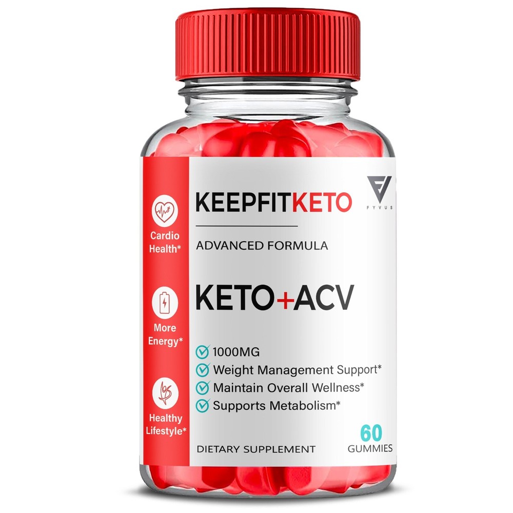 Keep Fit Keto ACV Gummies, KeepFit Health Supplement (60 Gummies)