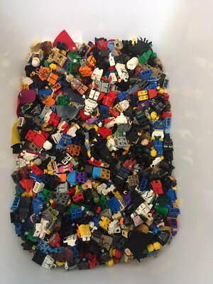 Lego 1/16 Lb Bulk -Star Wars Marvel DC City Ninjago minifigures bulk #E2