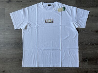 Kith x Columbia Yosemite Box Logo Tee S/S T-Shirt White Men's Sz