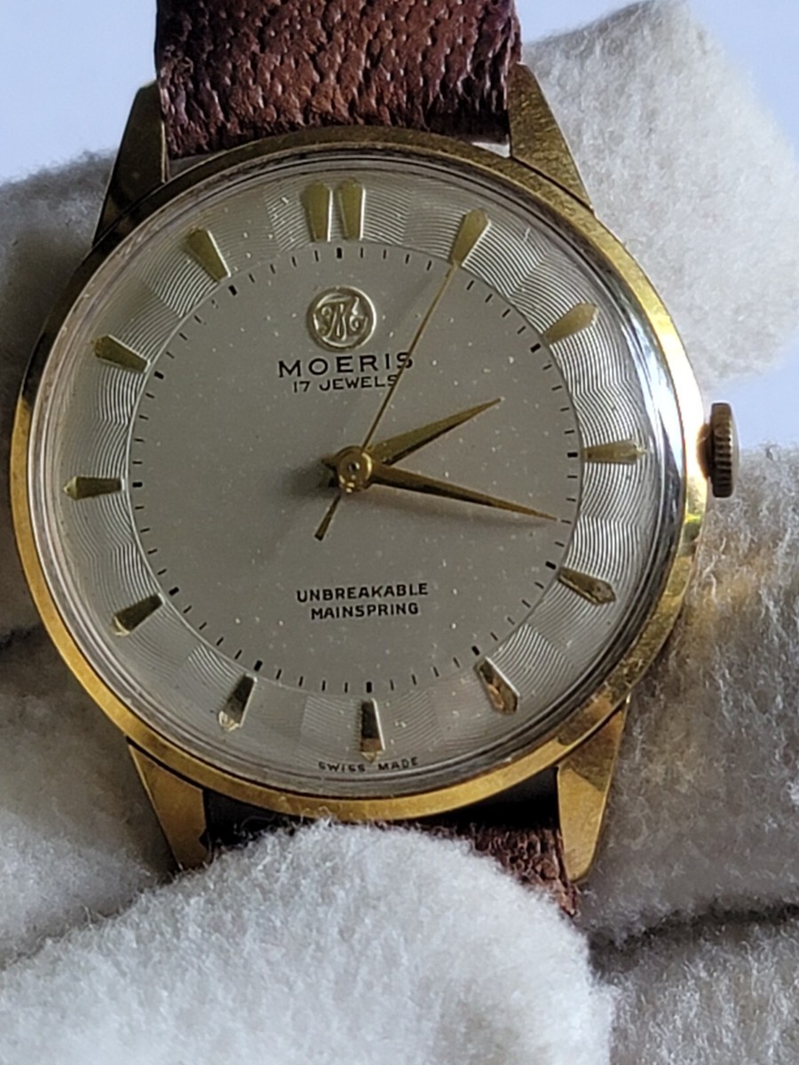 Vtg MOERIS UNBREKABLE MAINPRING GOLDFILLED 20MC | eBay