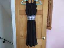 RM RICHARDS WOMENS BLACK EVENING GOWN. SIZE 14. NWT. RETAILS 64.95.