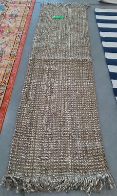 GREY / BEIGE 2'-3'' x 8'-0'' Broken Thread Rug, Reduced Price 1172767604 NF825F-28