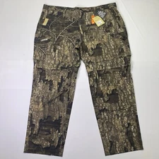 Magellan Mens 3XL 46-48 Elastic Realtree Timber Convertible Camo Cargo Pants