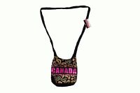 Small Ladies Canada Pink Letters & Multi-colored Hearts Bag..size: 9 X 10 Inch Small Ladies Canada Pink Letters & Multi-colored Hearts Bag..size: 9 X 10 Inch